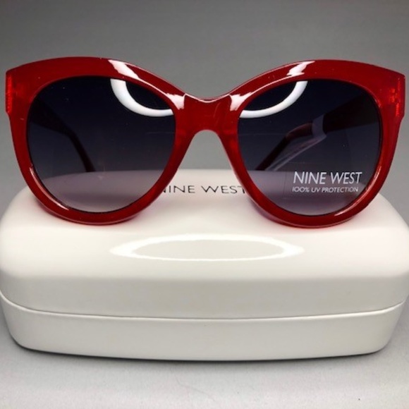Nine West Accessories - New* Nine West Red Cat Eye Sunglasses, NIB!
